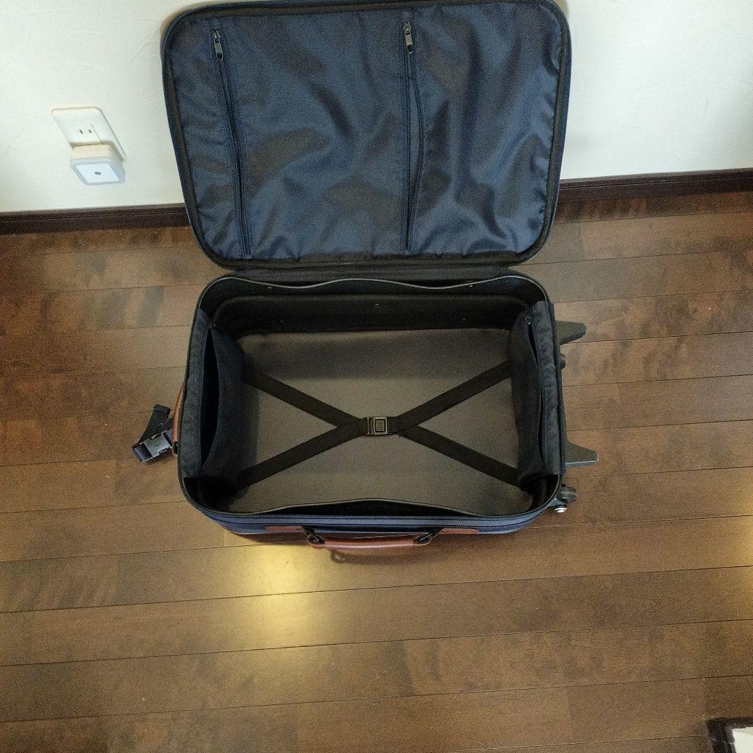 ネイビー キャリーカート 旅行かばん
