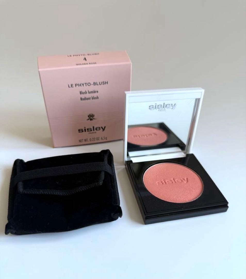 ★新品・未使用★sisley フィトブラッシュ（チーク）♯4ゴールデンローズ