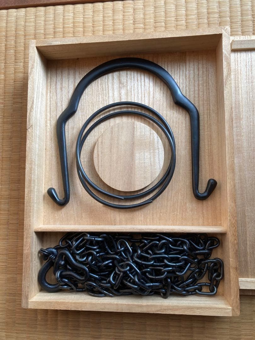 鎖道具セット 木製箱入り　 お値下げ