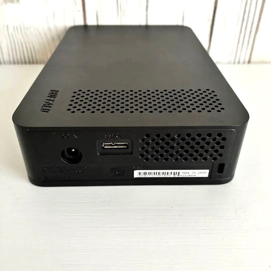 Buffalo 外付けHDD 3TB BK 使用回数少なめ