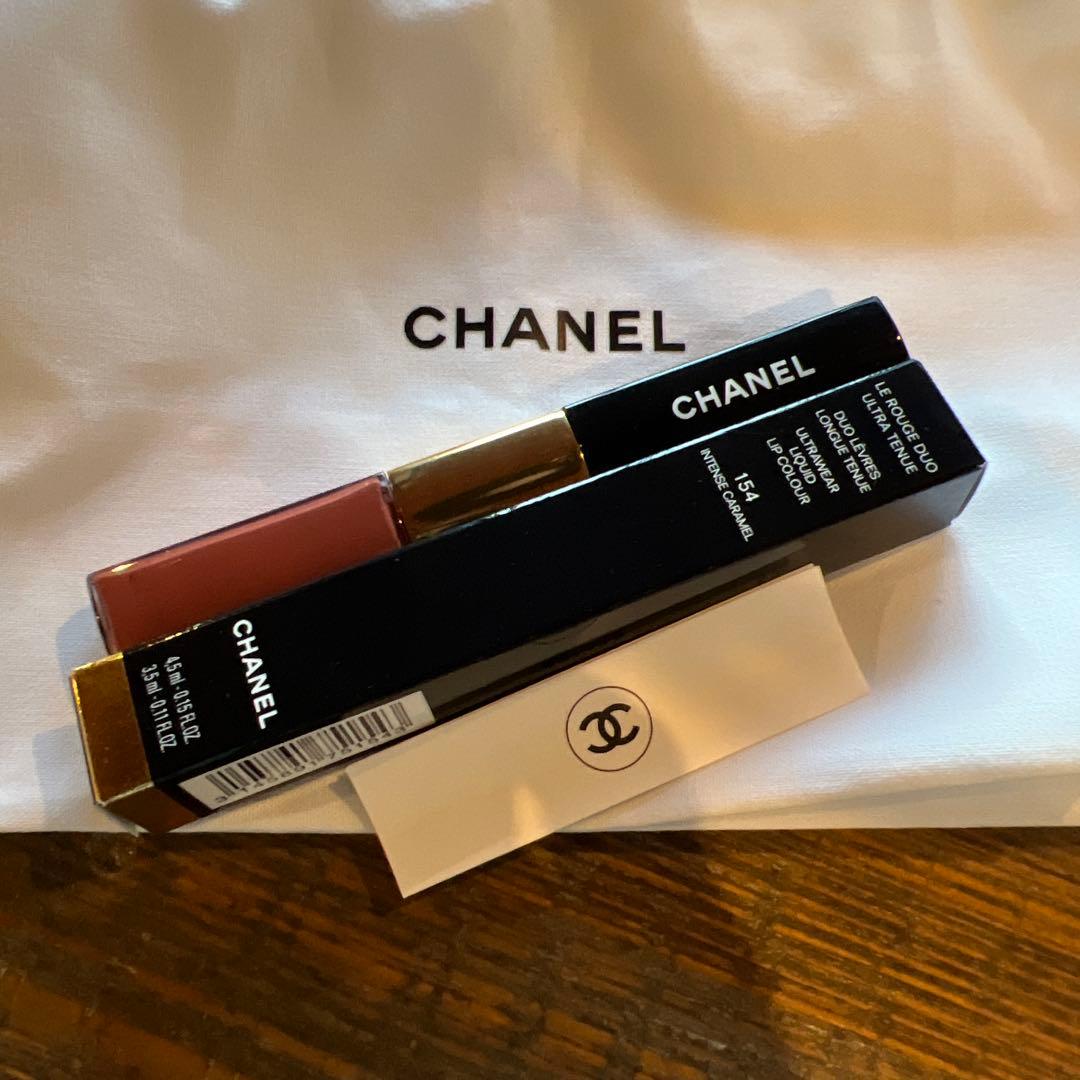 未使用近　CHANEL 182番ルージュ デュオ ウルトラ トゥニュ　リップ