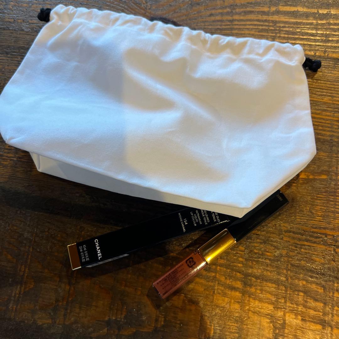 未使用近　CHANEL 182番ルージュ デュオ ウルトラ トゥニュ　リップ