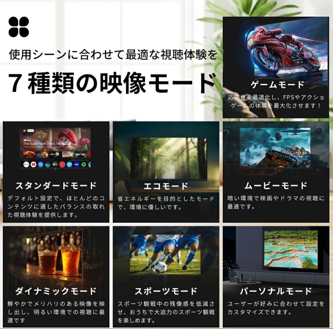 PHILIPS 55V 4K UHD 液晶テレビ VGP 2026