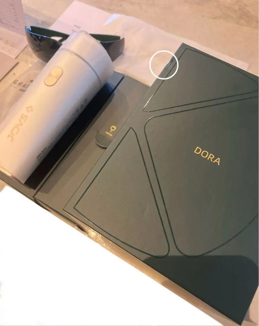 【美品】JOVS Dora ジョブズ 光脱毛器 脱毛器 美容器 ホワイト