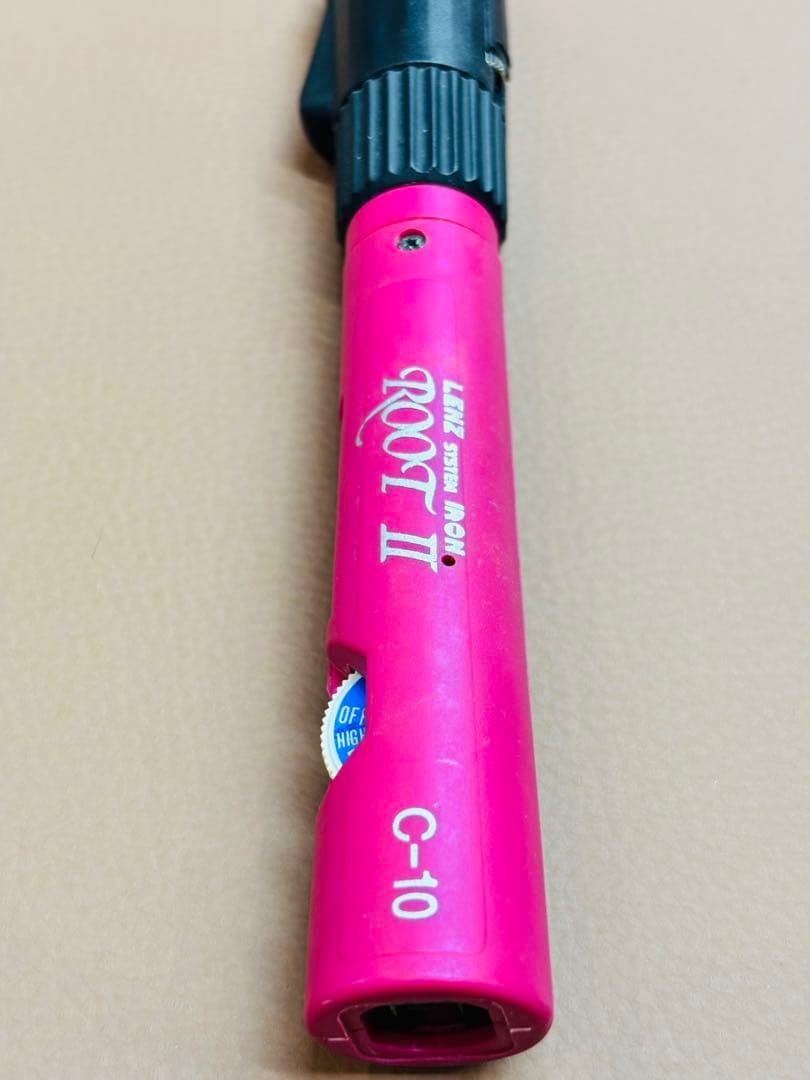 超美品　LENZ C-10元巻きレンツルートアイロン　理容アイロン　丸アイロン
