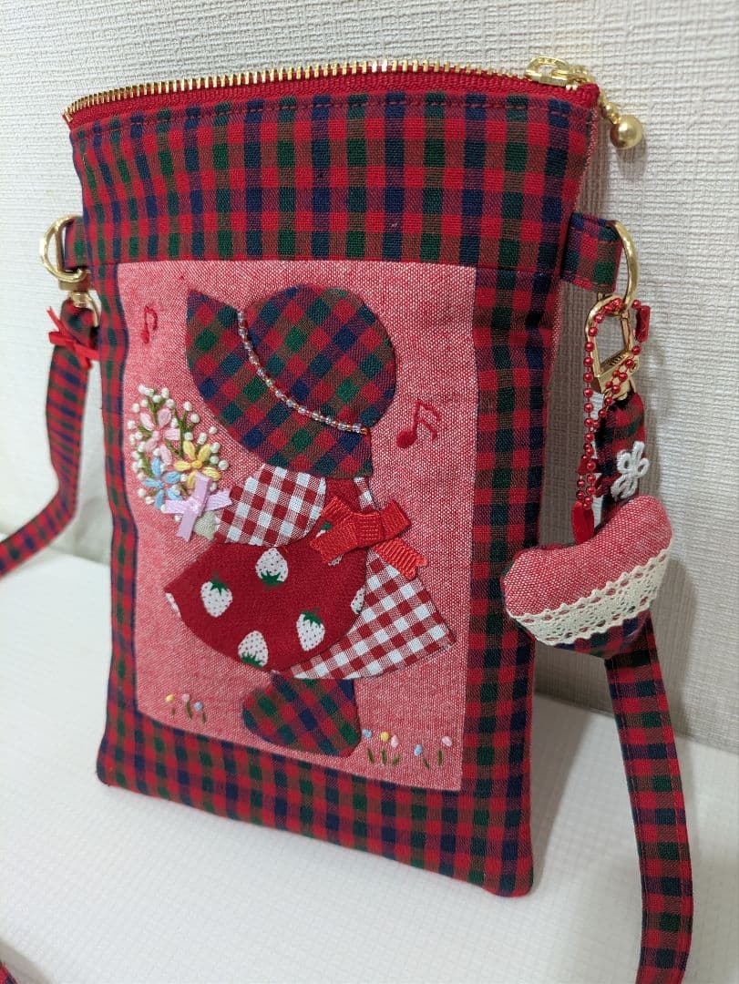 えりちゃん様花束スーちゃんポシェット&風船を持ったスーちゃんポーチ　ハンドメイド