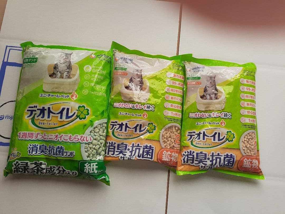 unicharm デオトイレ 快適ワイド サンド、シートの６点セット