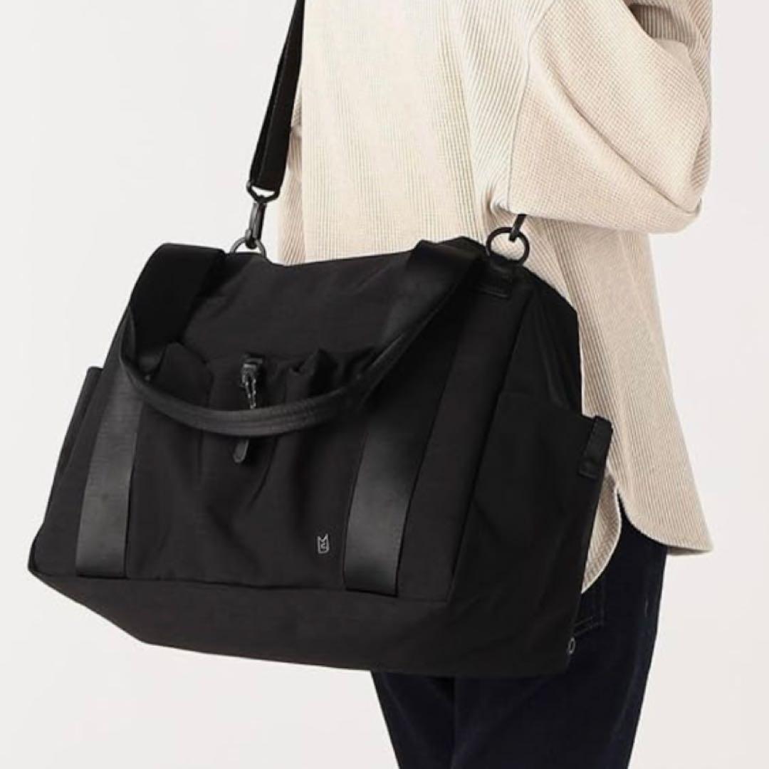 【美品】MILESTO LIKID ボストンバッグ ブラック