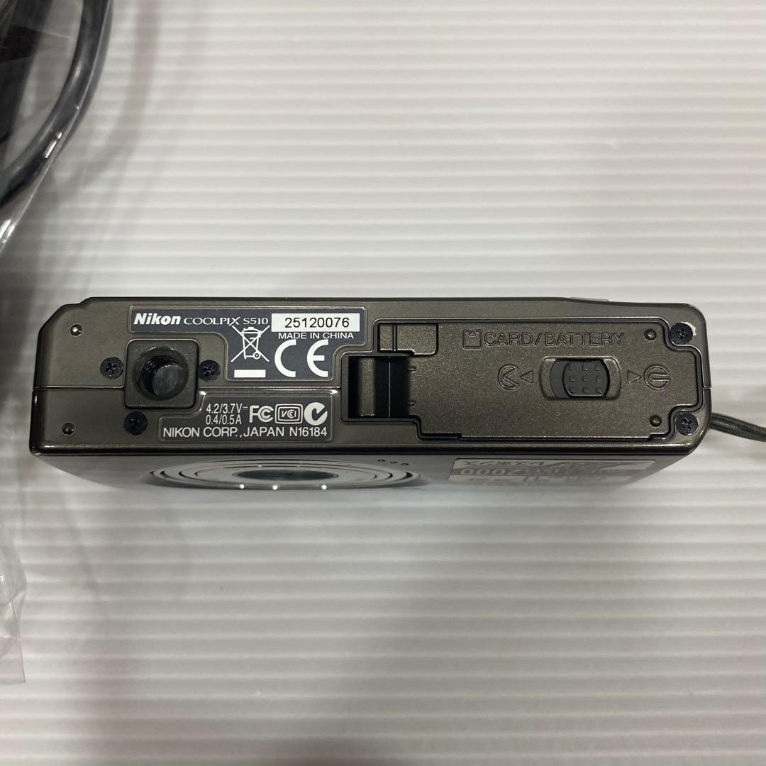 【希少・動作良品】Nikon COOLPIX S510 エモい写りの人気モデル