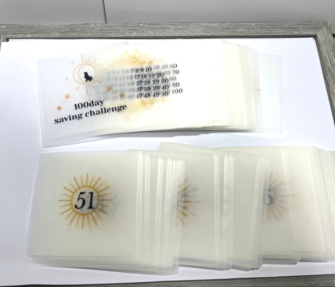 再販＊100日リフィル＊犬＊太陽＊貯金＊ saving＊韓国＊BOX付き