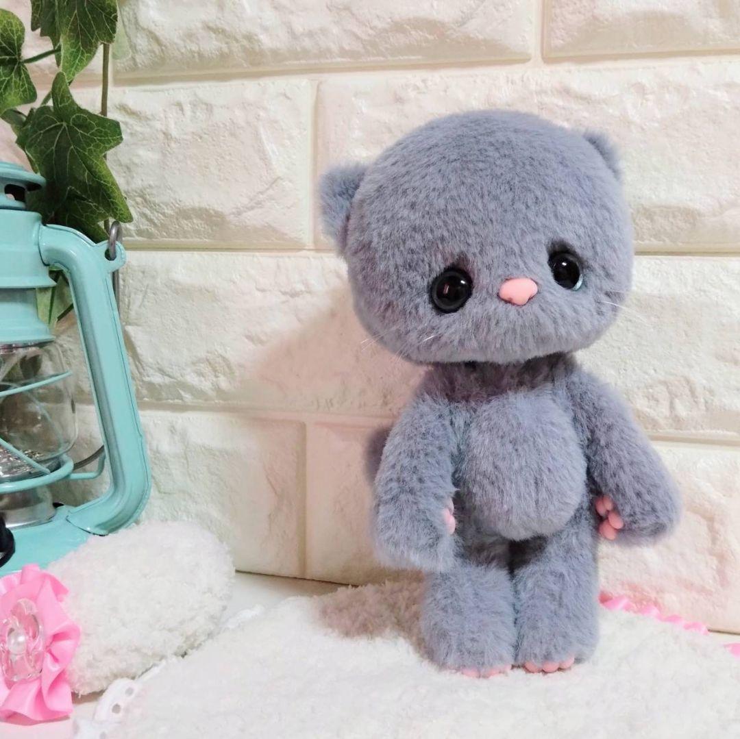 リピ❤️ぬいぐるみ✽アートドール✽仔猫のにゃにゃちゃん✽中サイズ