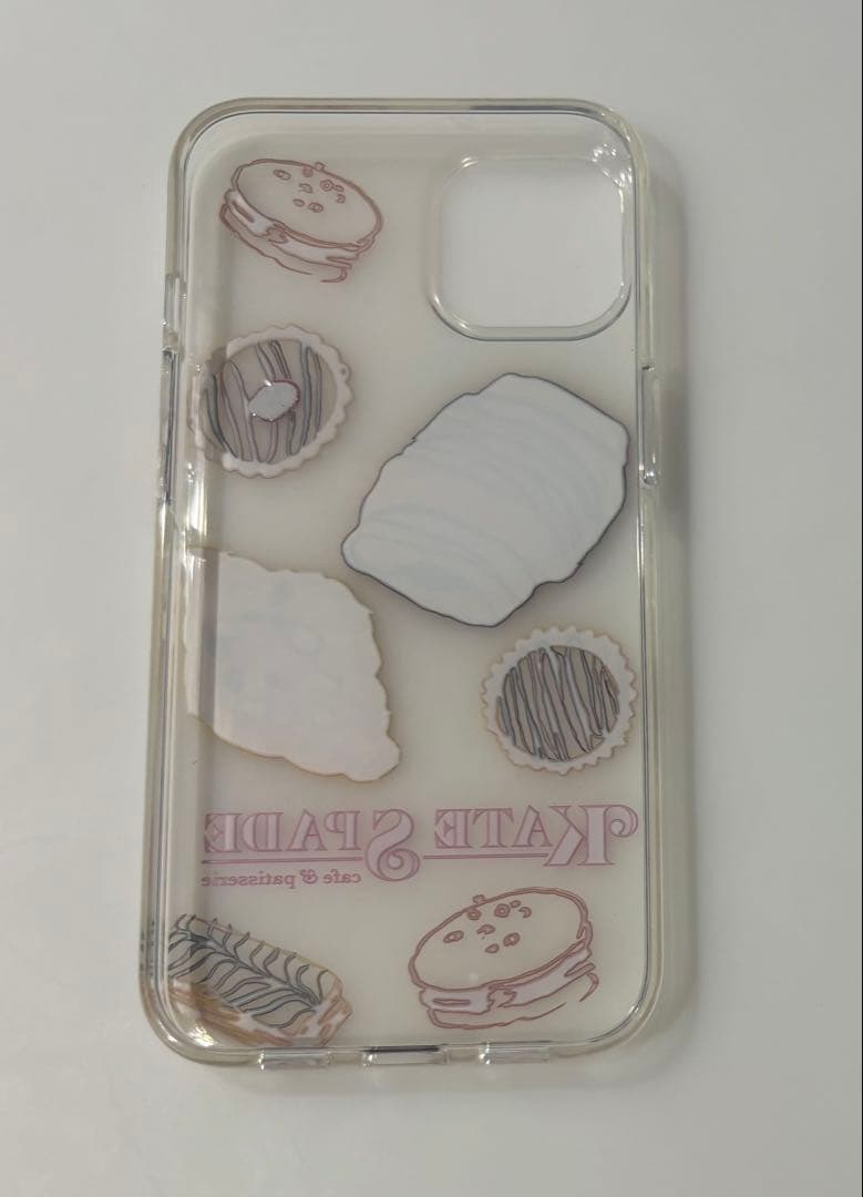 KATE SPADE iPhone13 ケース クリア スイーツ柄