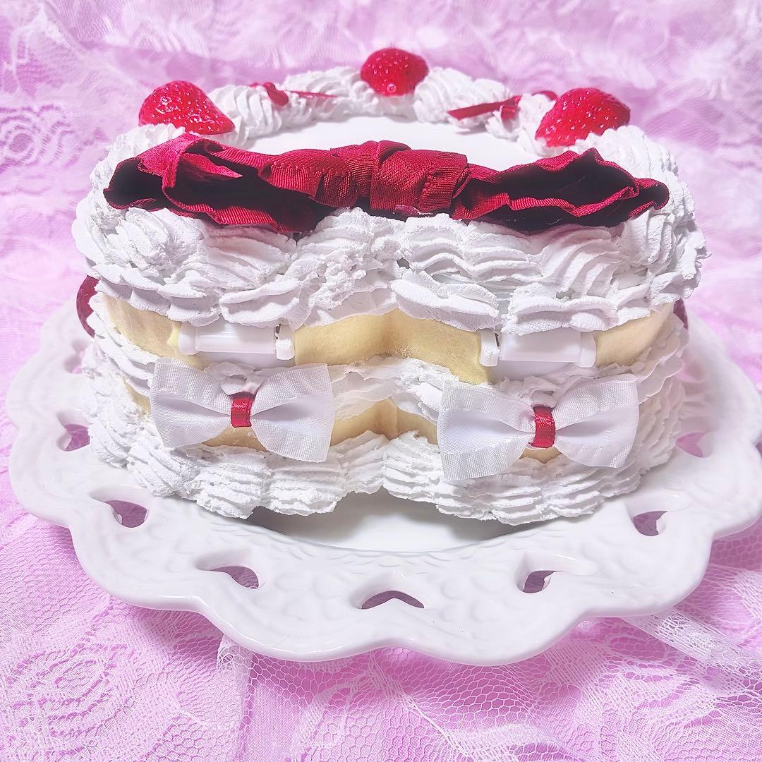 フェイクケーキ クレイケーキ ホイップデコ 誕生日 センイル 小物入れ NO.8
