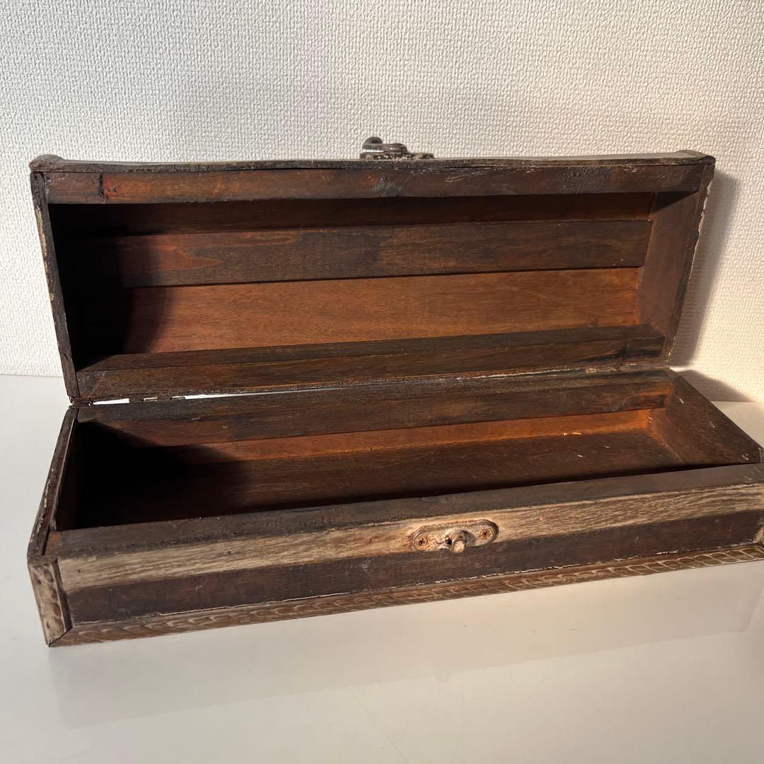 【お値下げ】アンティーク ケース ディスプレイ 箱 BOX トランク