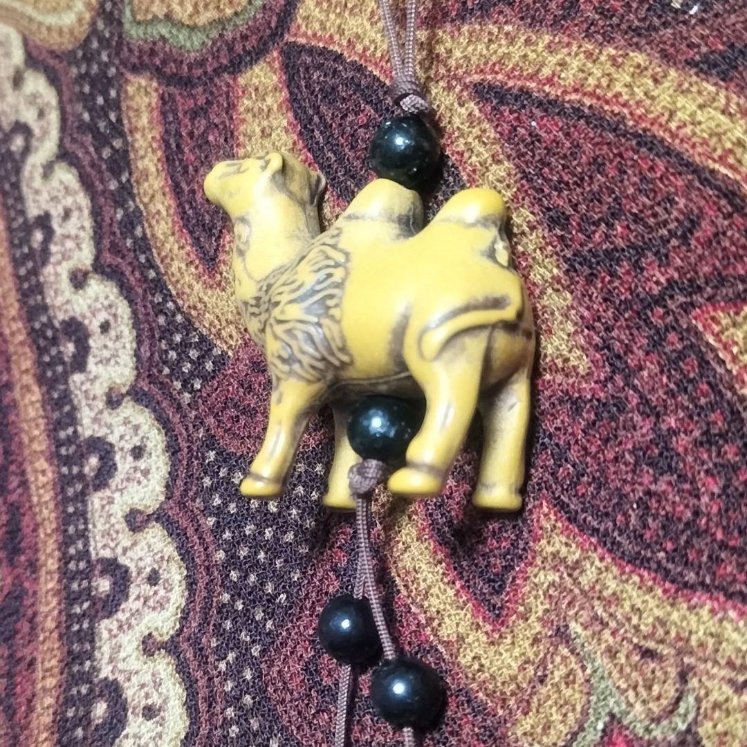 伝統工芸品✨縁起の良い♡駱駝ストラップ✨アジアンテイスト海外値付け キーチャーム