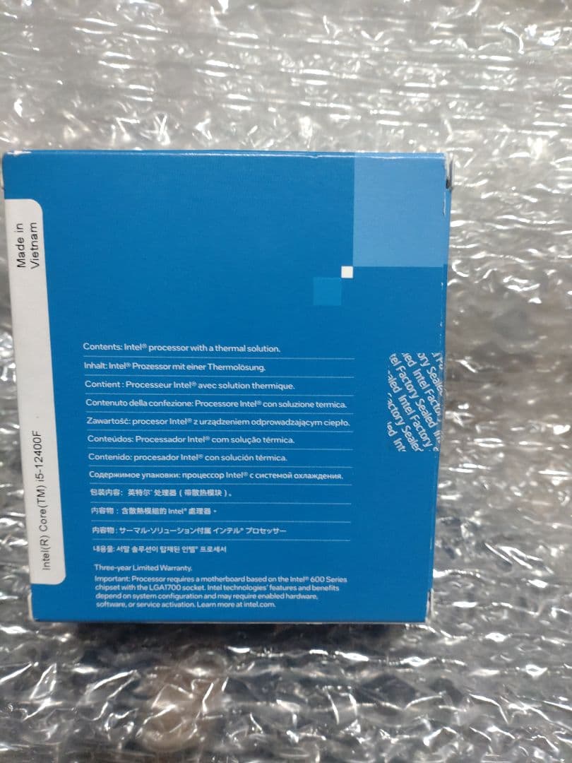 Intel Core i5-12400F 12世代 Gen