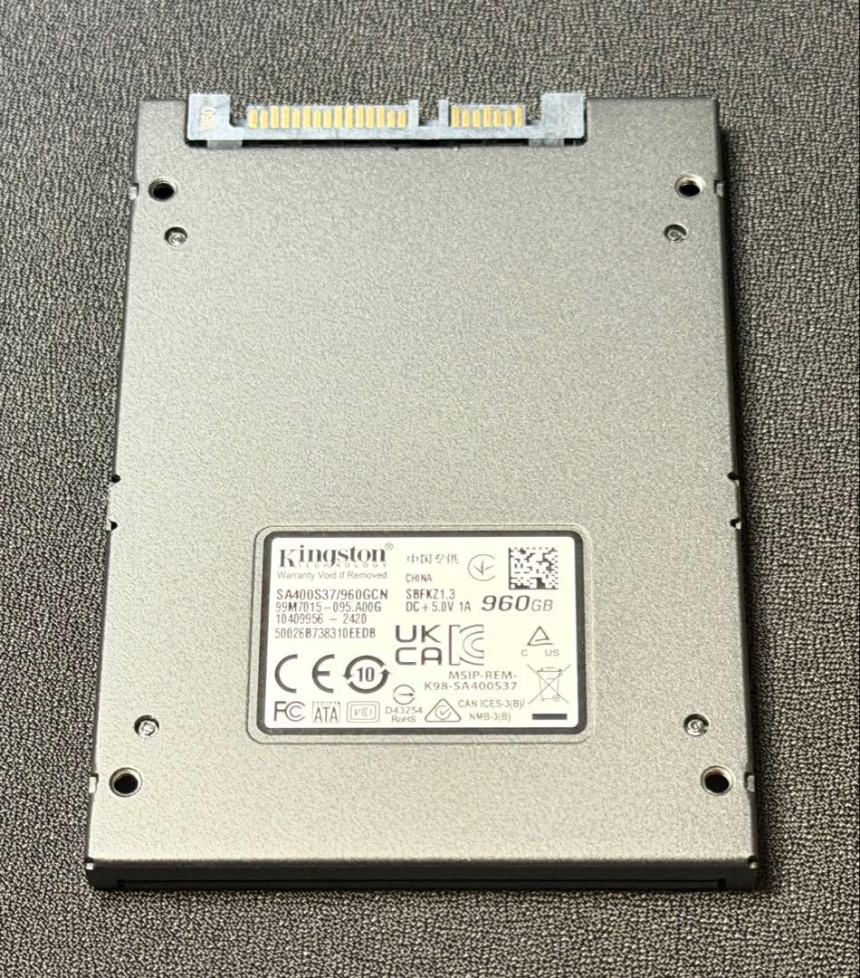 内蔵型SSD Kingston A400 960GB SATA SSD