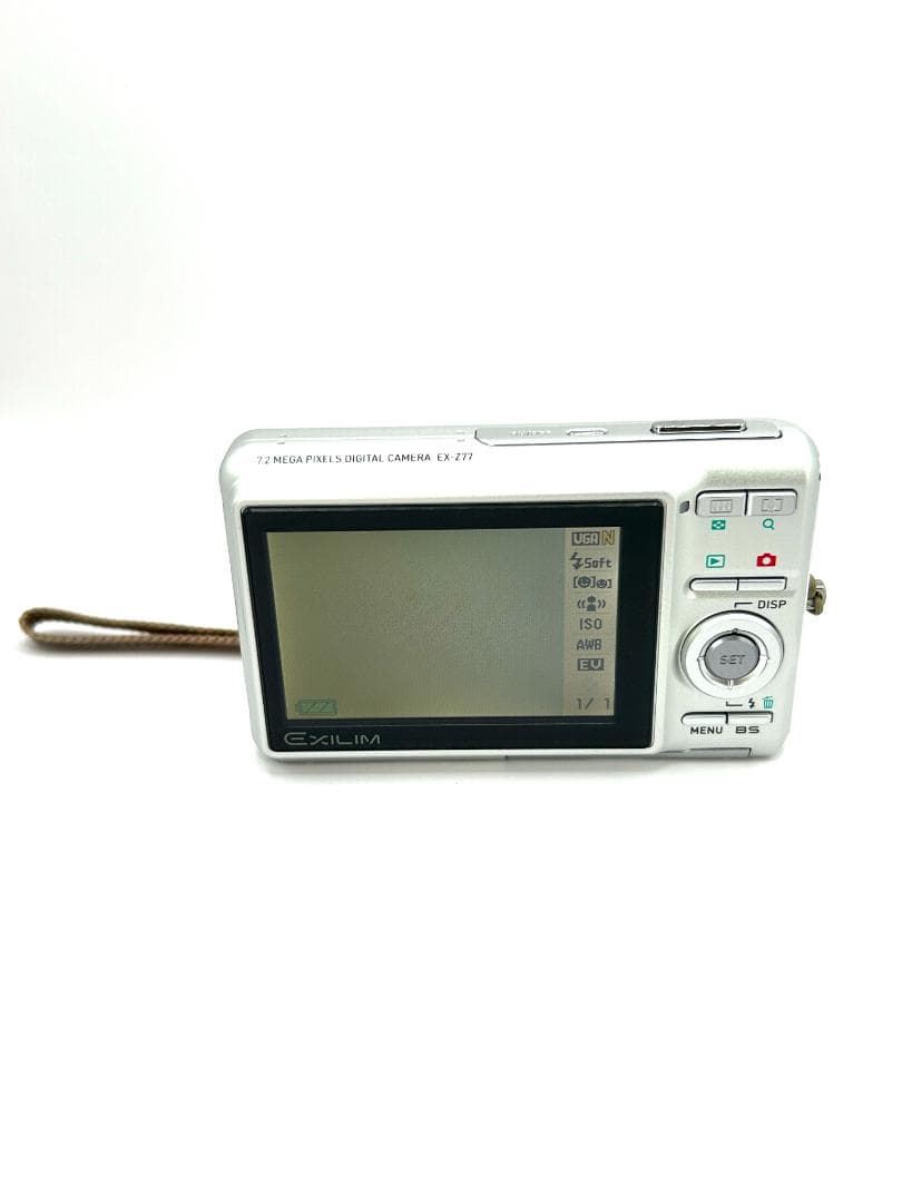 【美品】カシオ CASIO EXILIM EX-Z77 シルバー