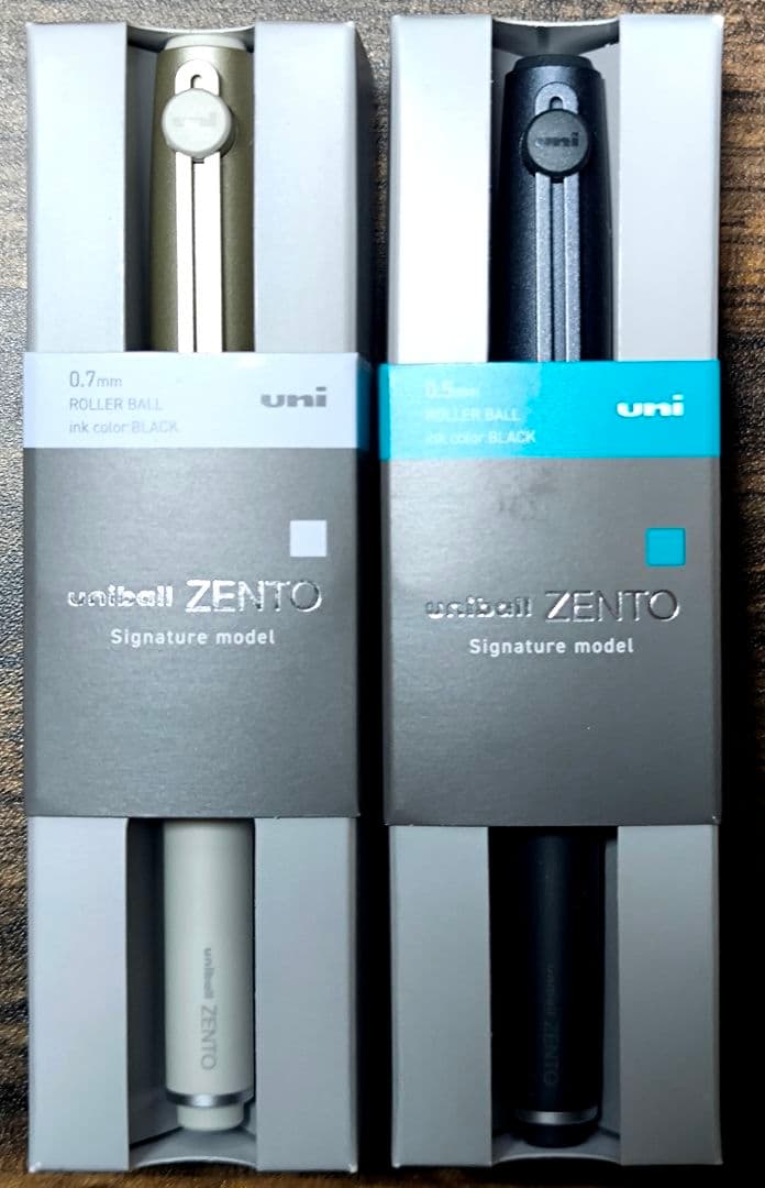 未開封　ユニボール zento ゼント シグニチャー モデル ブラック シルバー