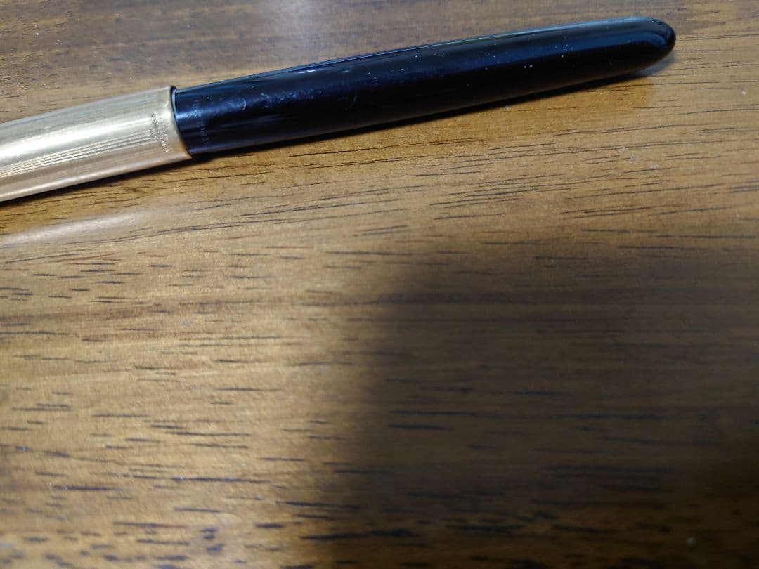 【ヴィンテージ】PARKER 51 万年筆　金張り　イギリス製　ジャンク扱