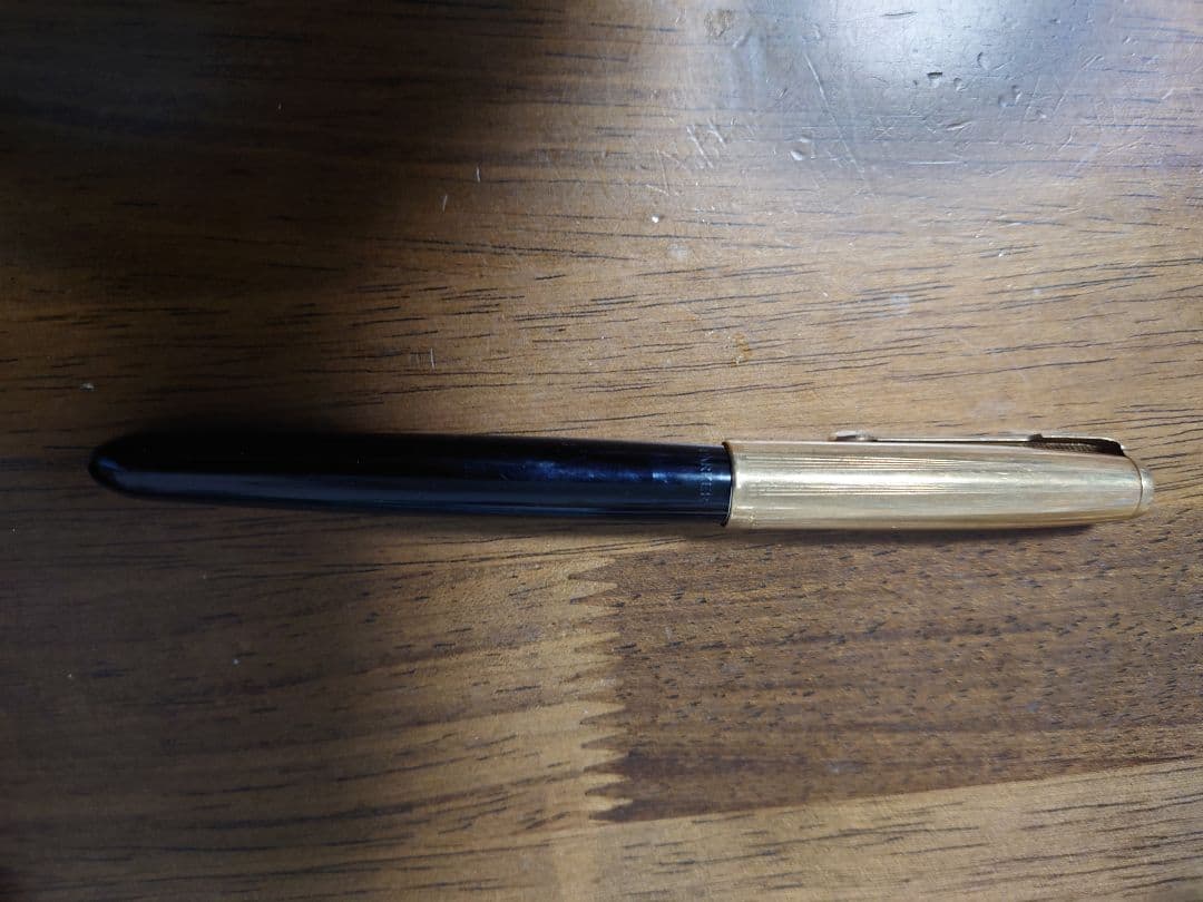 【ヴィンテージ】PARKER 51 万年筆　金張り　イギリス製　ジャンク扱