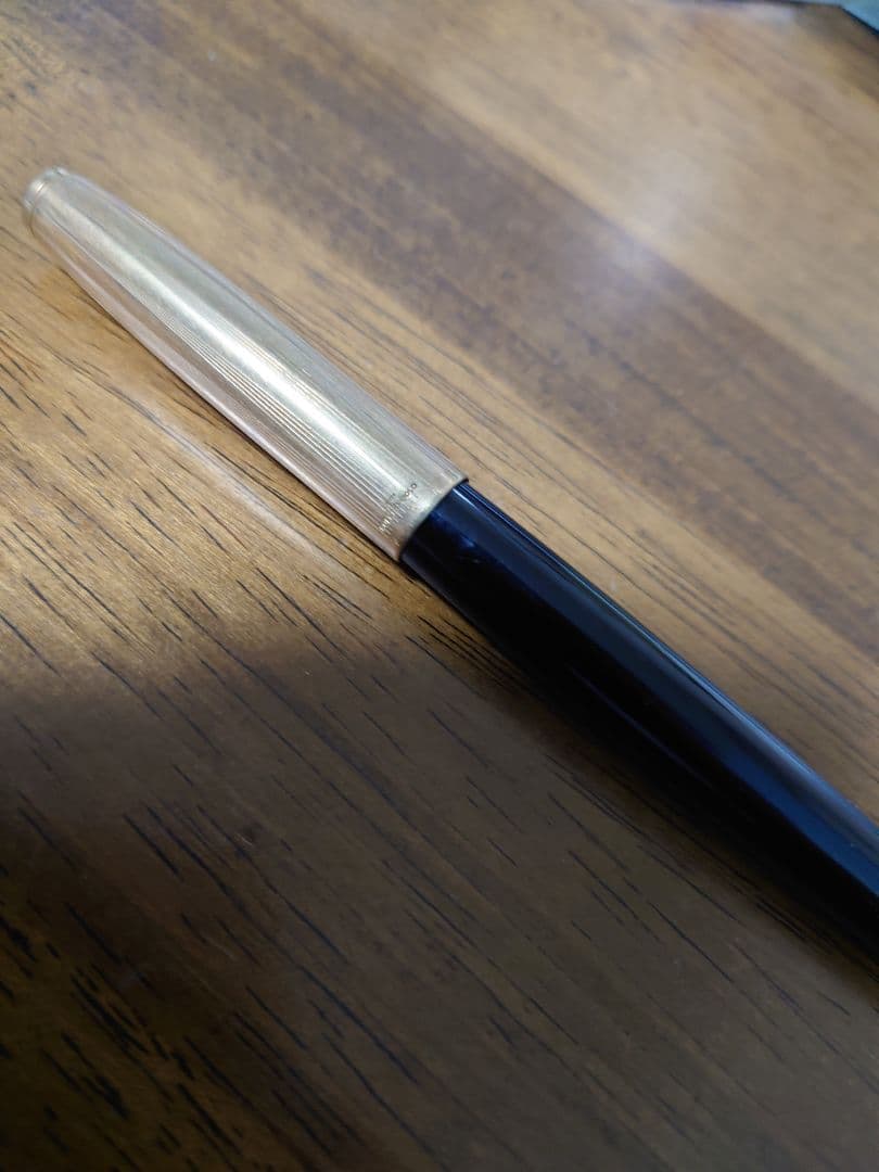 【ヴィンテージ】PARKER 51 万年筆　金張り　イギリス製　ジャンク扱