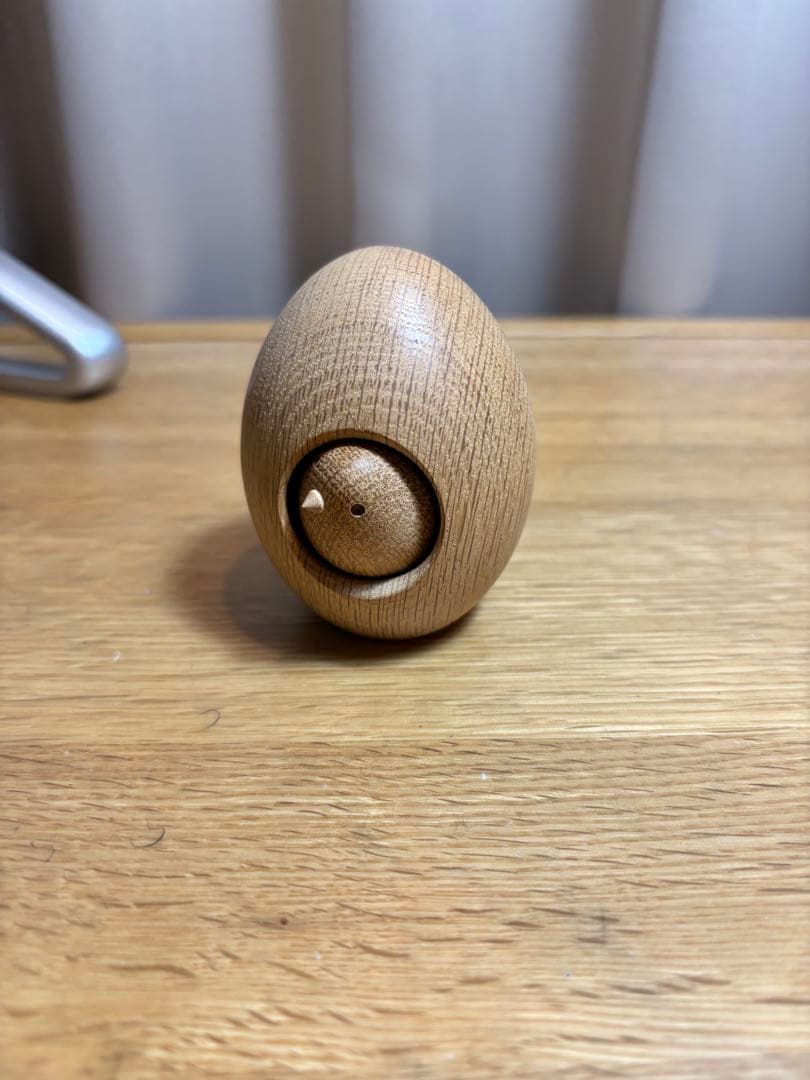 廃絶　旭川木地玩具　卵人形　太田久幸　HISA CRAFT　孵化　ひよこ