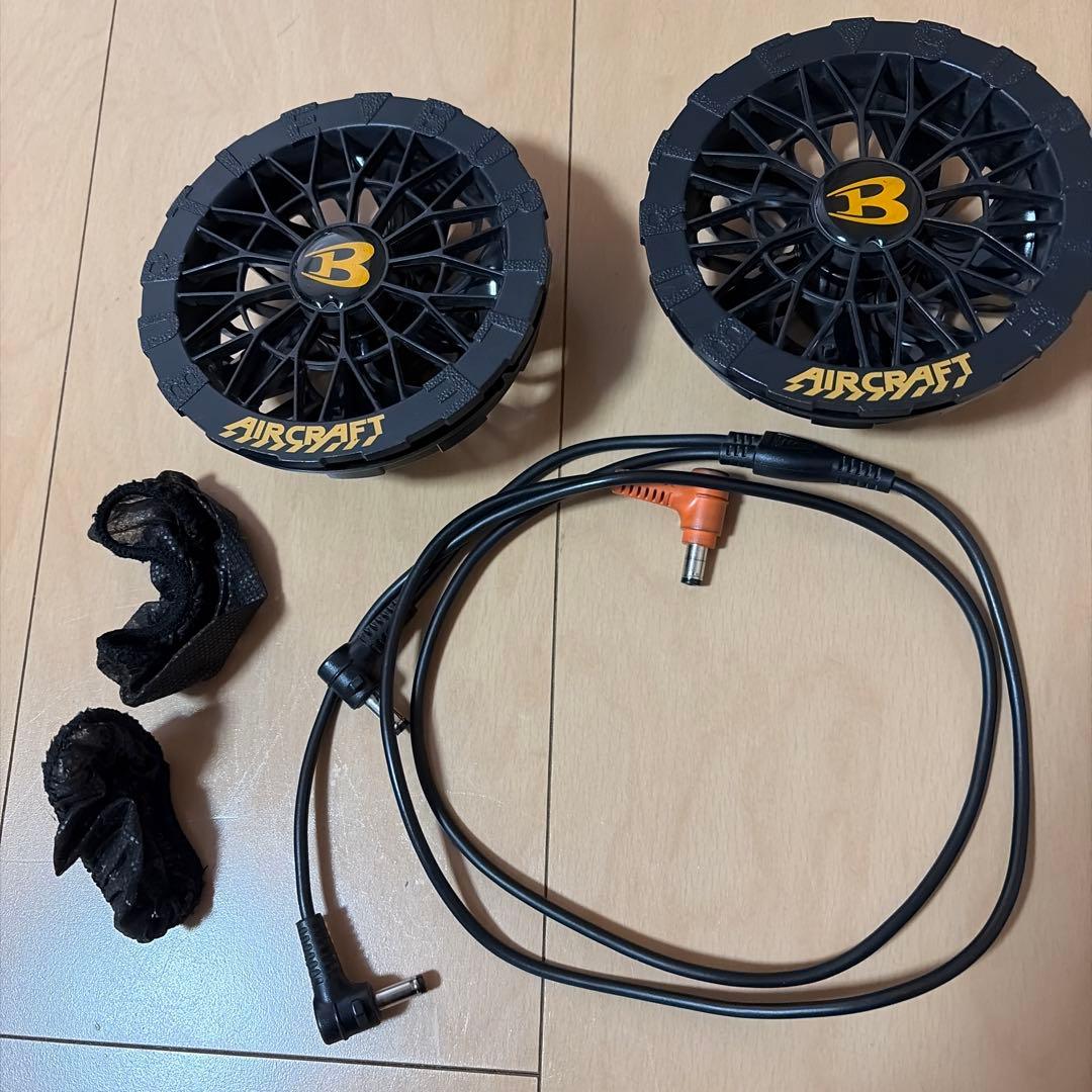 BURTLE バートル 限定モデル 空調服 L半袖 ベスト 付属品完備