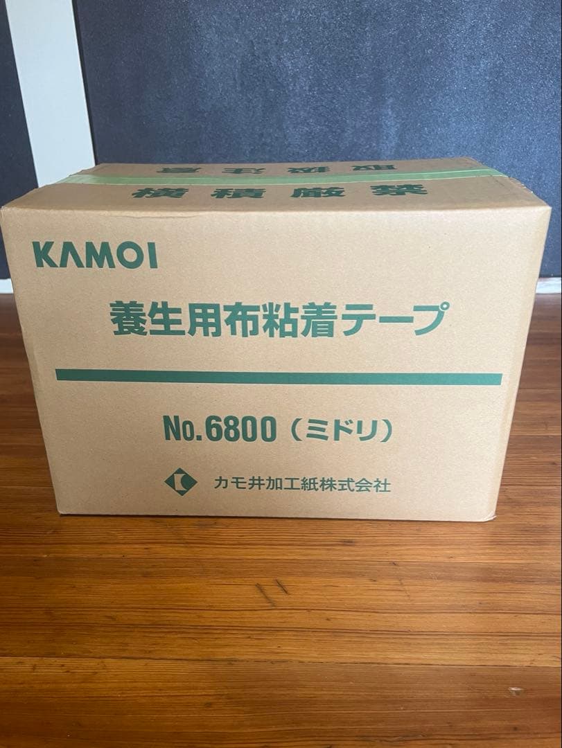 KAMOI養生用布粘着テープＮｏ．6800緑色25㎜×25m60巻入り