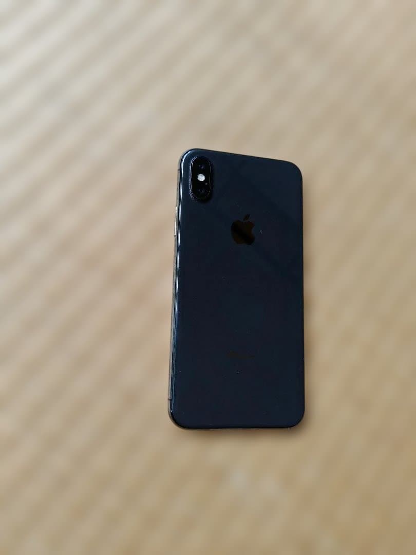 美品 iPhone X スペースグレイ 256GB バッテリー残100%