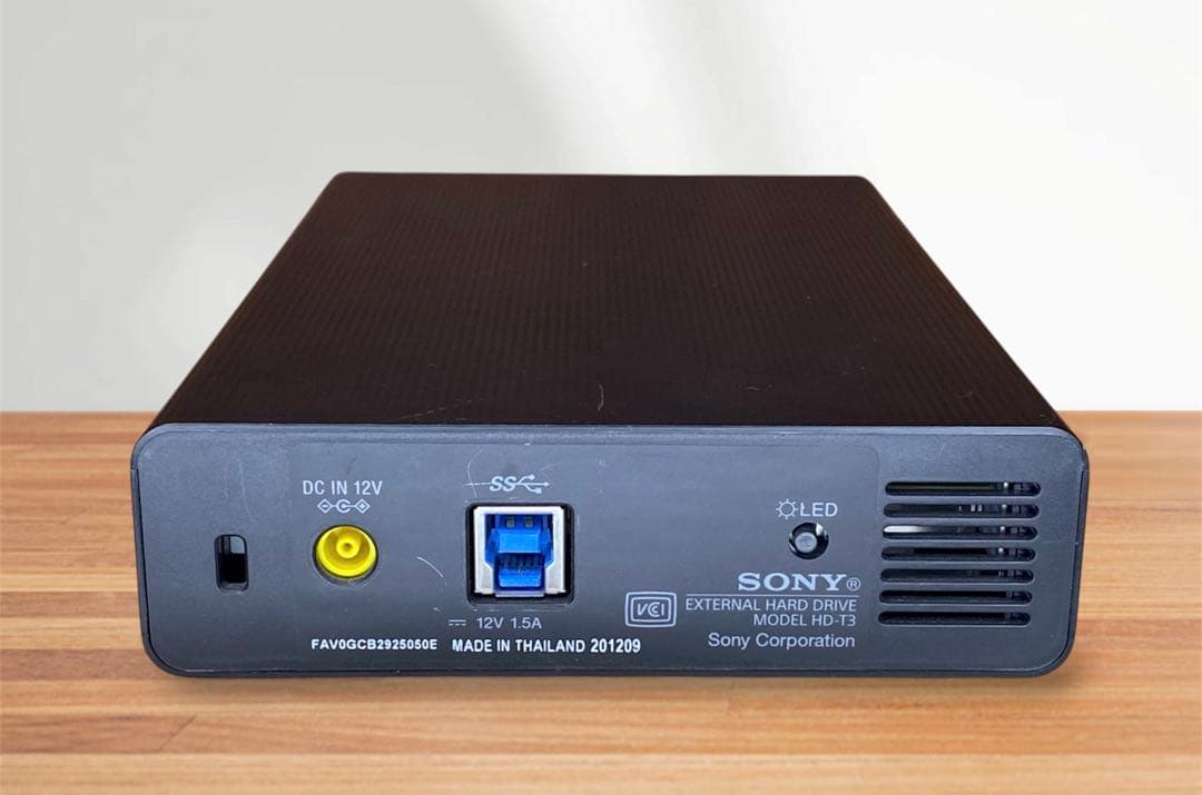 SONY 外付けHDD 3TB 【使用時間5682時間】