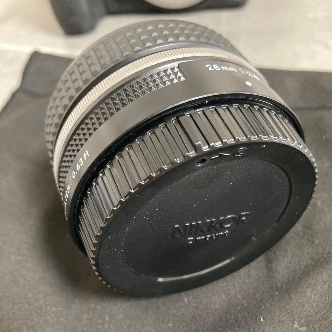 NikonZ6II ミラーレスカメラ レンズ 28mm f2.8 言語日本語なし