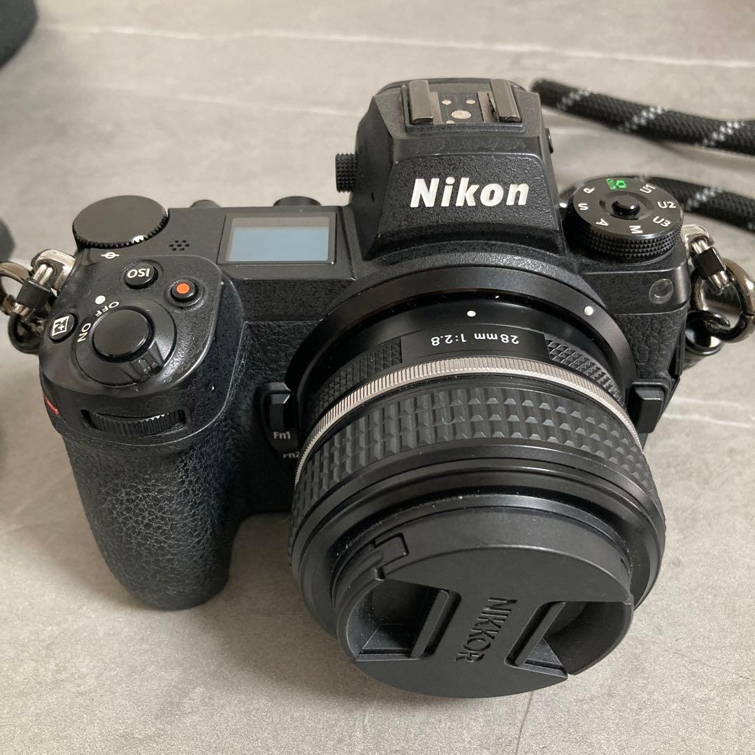 NikonZ6II ミラーレスカメラ レンズ 28mm f2.8 言語日本語なし