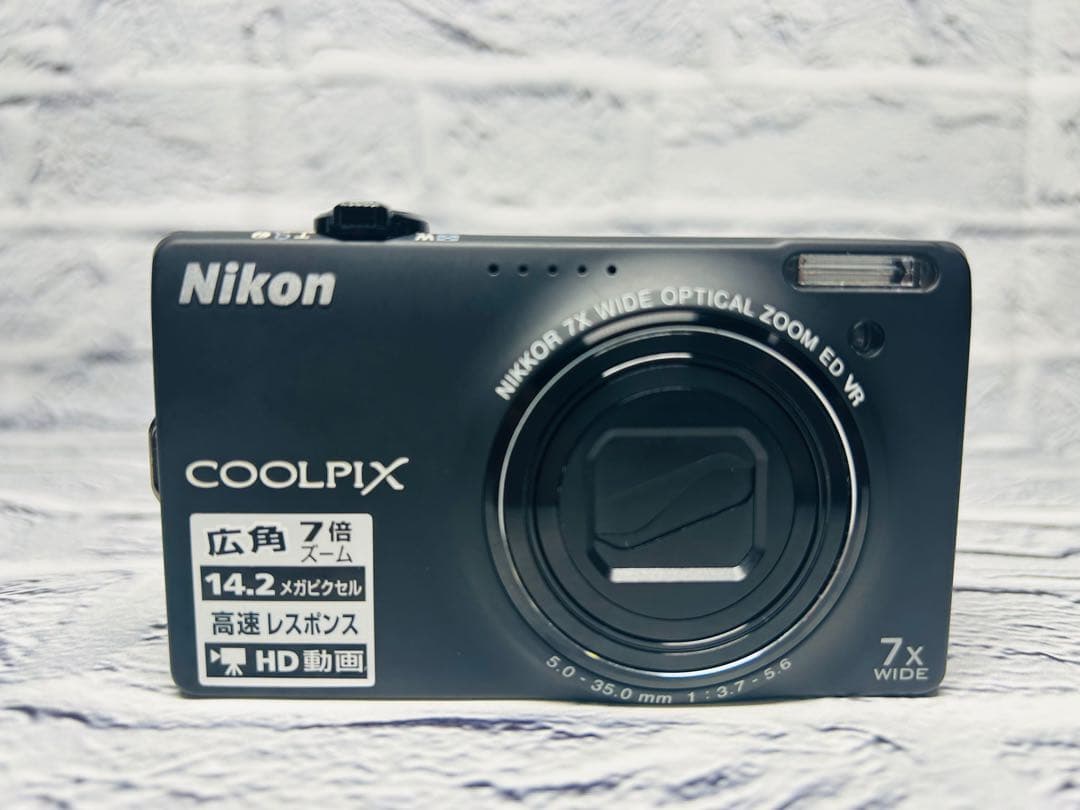 元箱付き Nikon ニコン COOLPIX S6000 ブラック デジタル