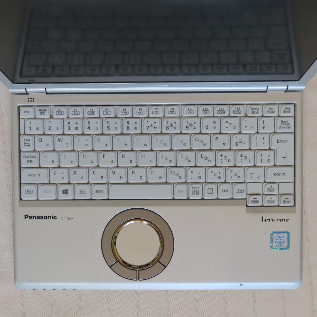 レッツノートSZ6／i5-第7世代／8GBメモリ／Office 2024