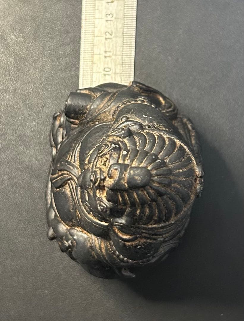 【黄財神】チベット仏教 財宝神 石像 風水置物 開運 金運 招財 古美術