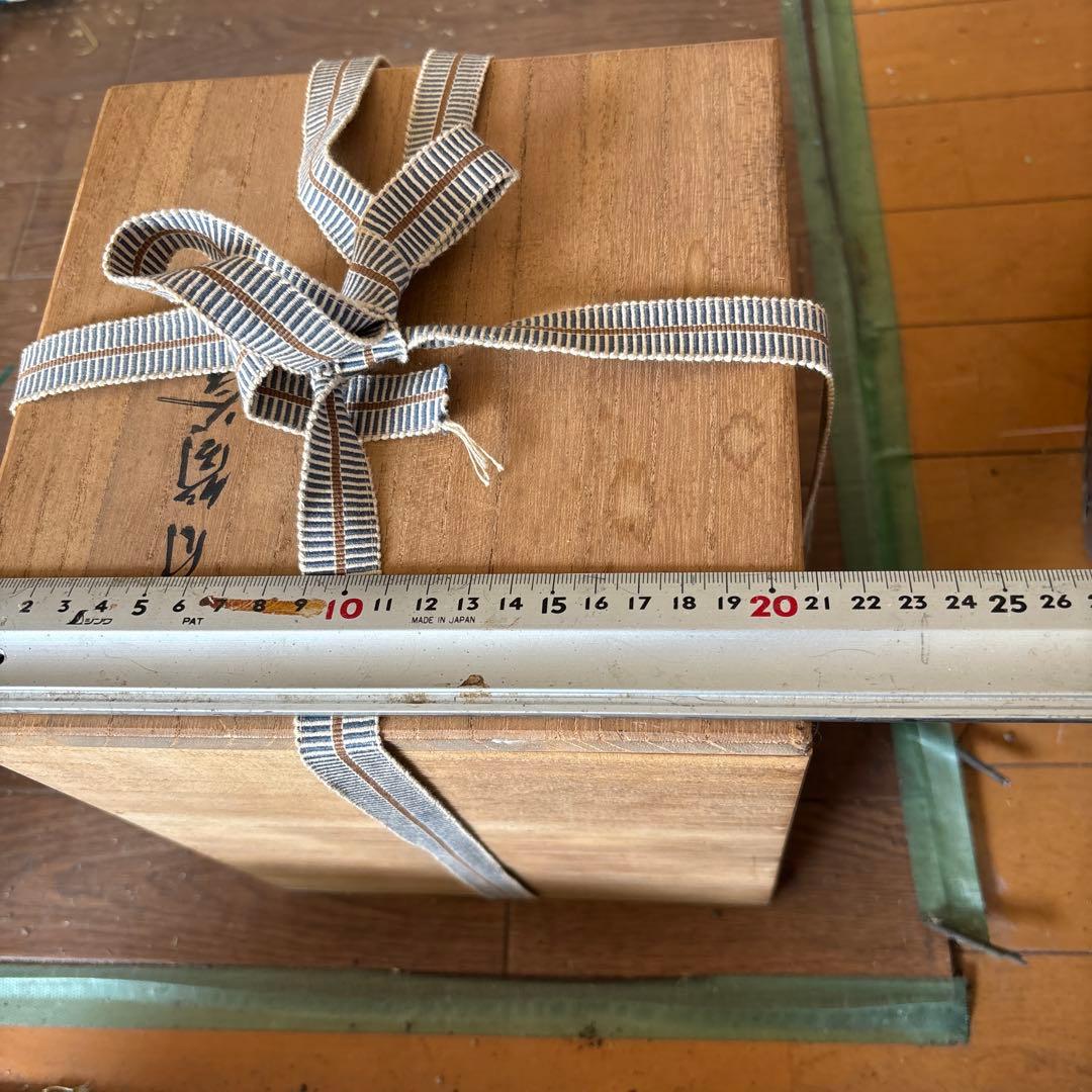 【茶道具】しきの釜　糸目筒釜
