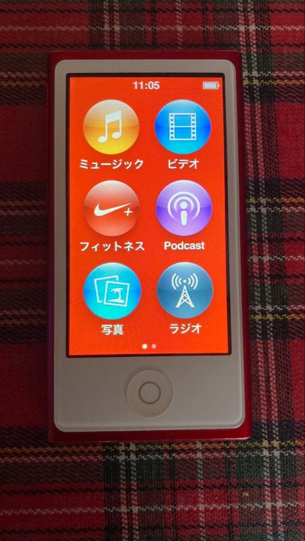 ipod nano 第7世代 A1446 16GB レッド