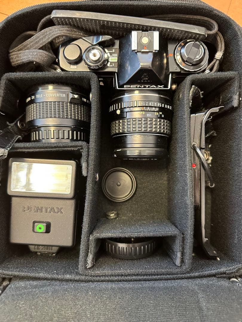 PENTAX ME 一眼レフカメラ レンズ付き付属品多数