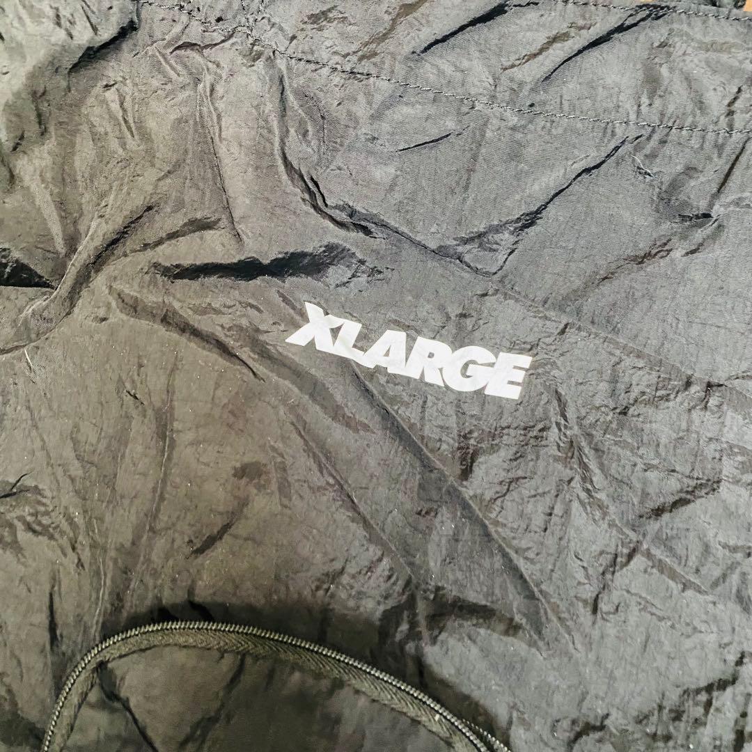 X-LARGE エクストララージ ゴリラロゴ ポケッタブルトートバッグ ブラック