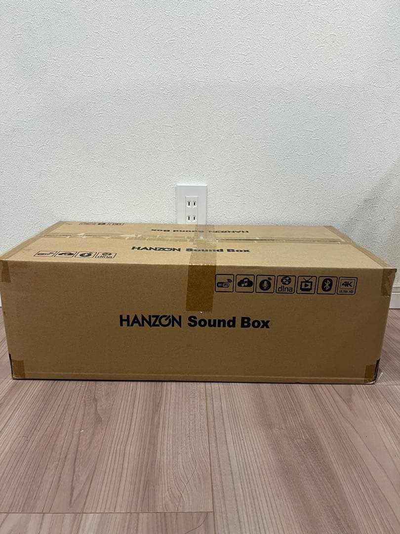 HANZON サウンドボックス 無線マイク2本付き　自宅カラオケ