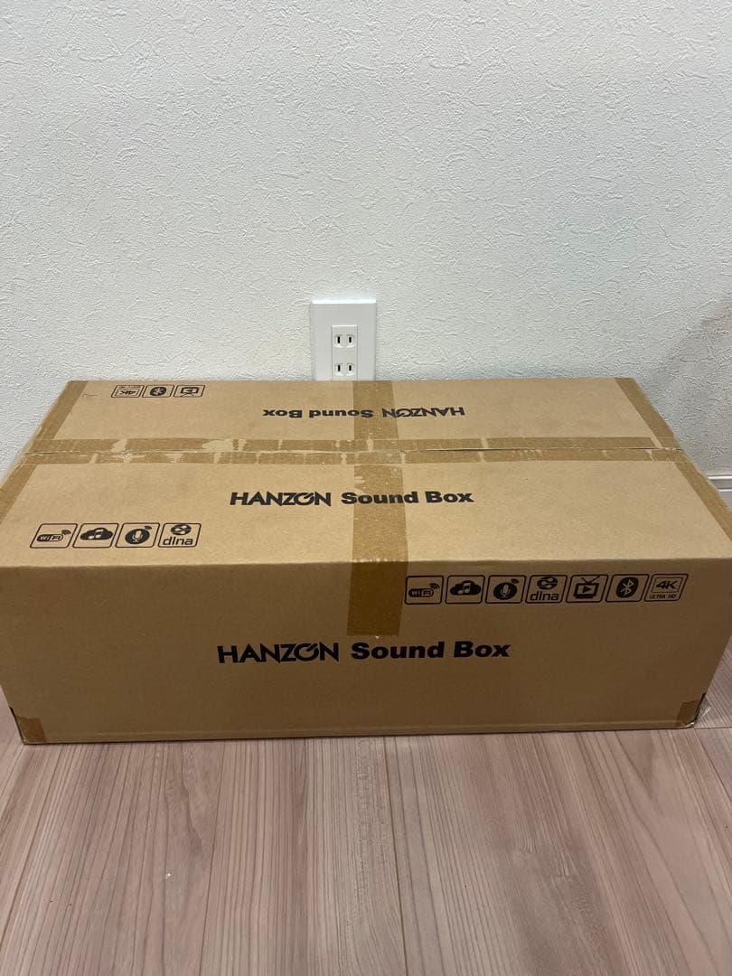 HANZON サウンドボックス 無線マイク2本付き　自宅カラオケ
