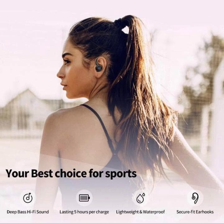 スポーツイヤホン　高音質　イヤホン　ワイヤレス　bluetooth対応　ズレ防止