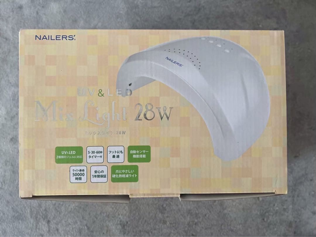 NAILERS' UV＆LED ミックスライト28w ULM-2 ネイルライト