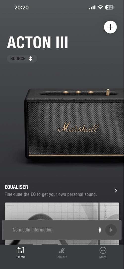 Marshall ACTON III スピーカー　ブラック