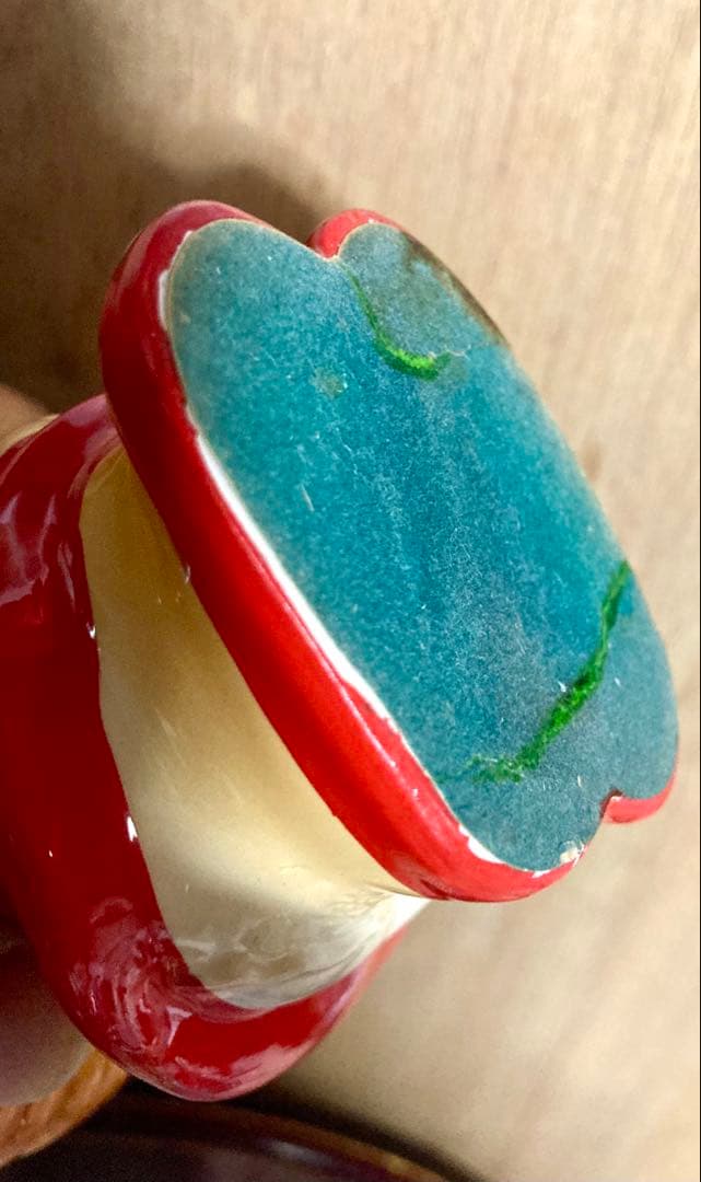 昭和 レトロ 水森亜土 当時物 陶器製 貯金箱