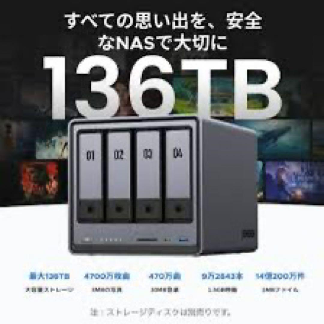 【開封のみ未使用】UGREEN NAS DXP4800