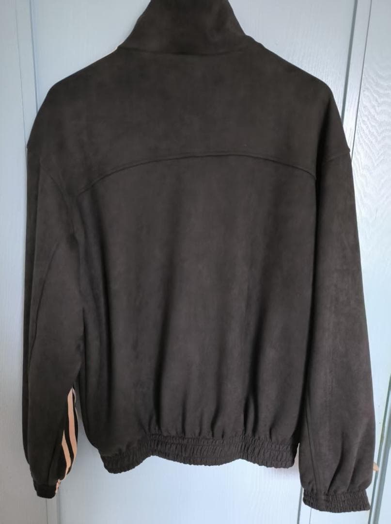 海外限定 アディダス 蛇年トラック スエード ジャケット ブラック 2XL