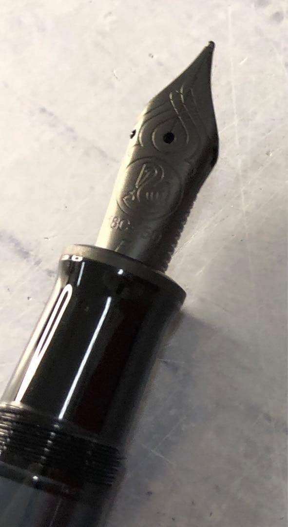 k1286 ペリカン スーベレーン M809 万年筆 ブラックマット【中古】
