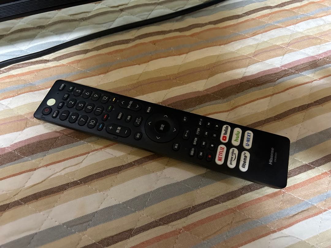 液晶テレビ ハイセンス ジャンク パーツ取り 50E6G 2021年製 リモコン